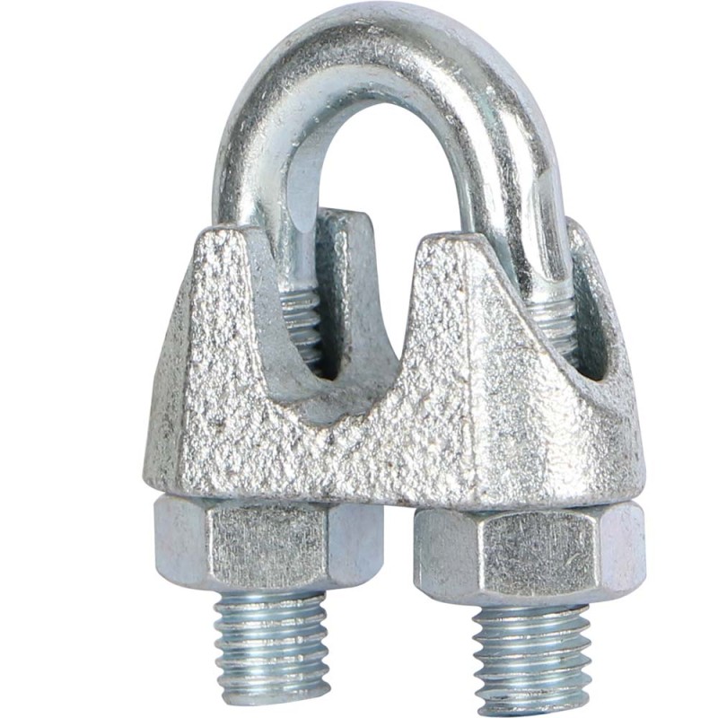 ELEC. GALV. DIN741 WIRE ROPE CLIPS 14 MM