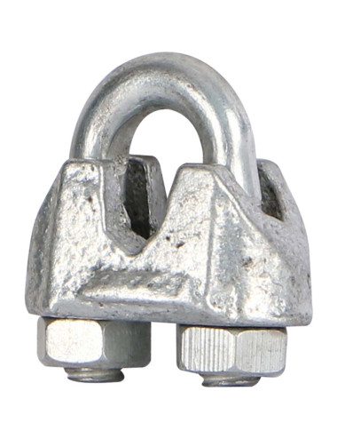ELEC. GALV. DIN741 WIRE ROPE CLIPS 6 MM