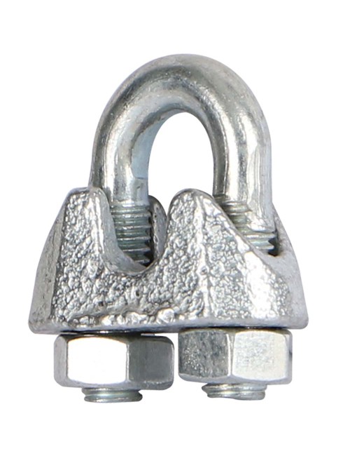ELEC. GALV. WIRE ROPE CLIPS TYPE B 5 MM