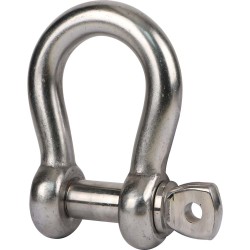 STAINLESS STEEL U.S. TYPE BOW SHACKLE 25 MM