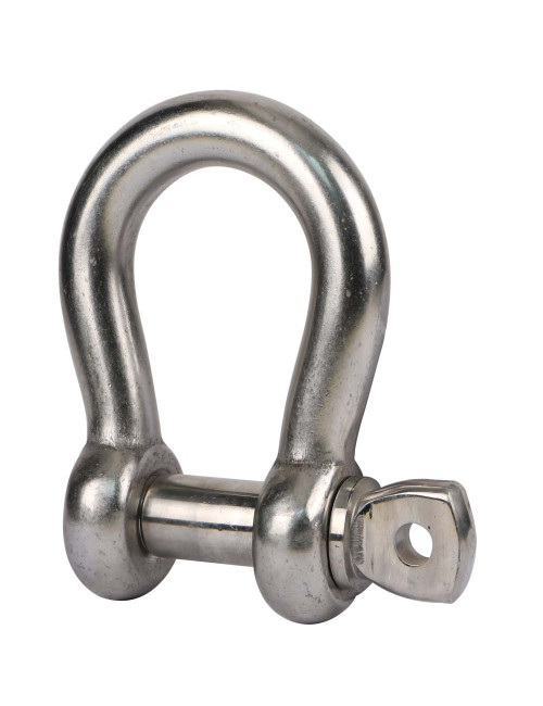 STAINLESS STEEL U.S. TYPE BOW SHACKLE 12 MM
