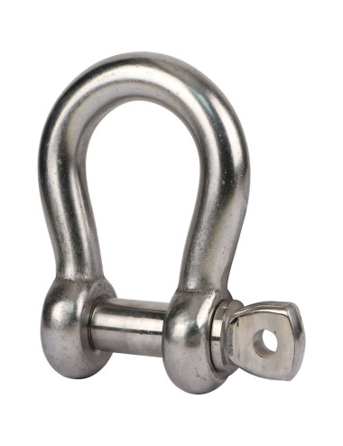 STAINLESS STEEL U.S. TYPE BOW SHACKLE 11 MM