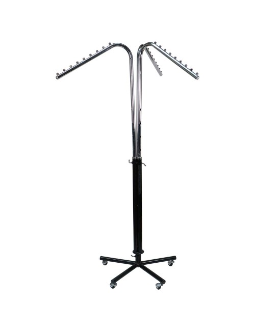 3-063 3 LEVEL CLOTH HANGING STAND WITH WHEEL 70 x 70 x 180
