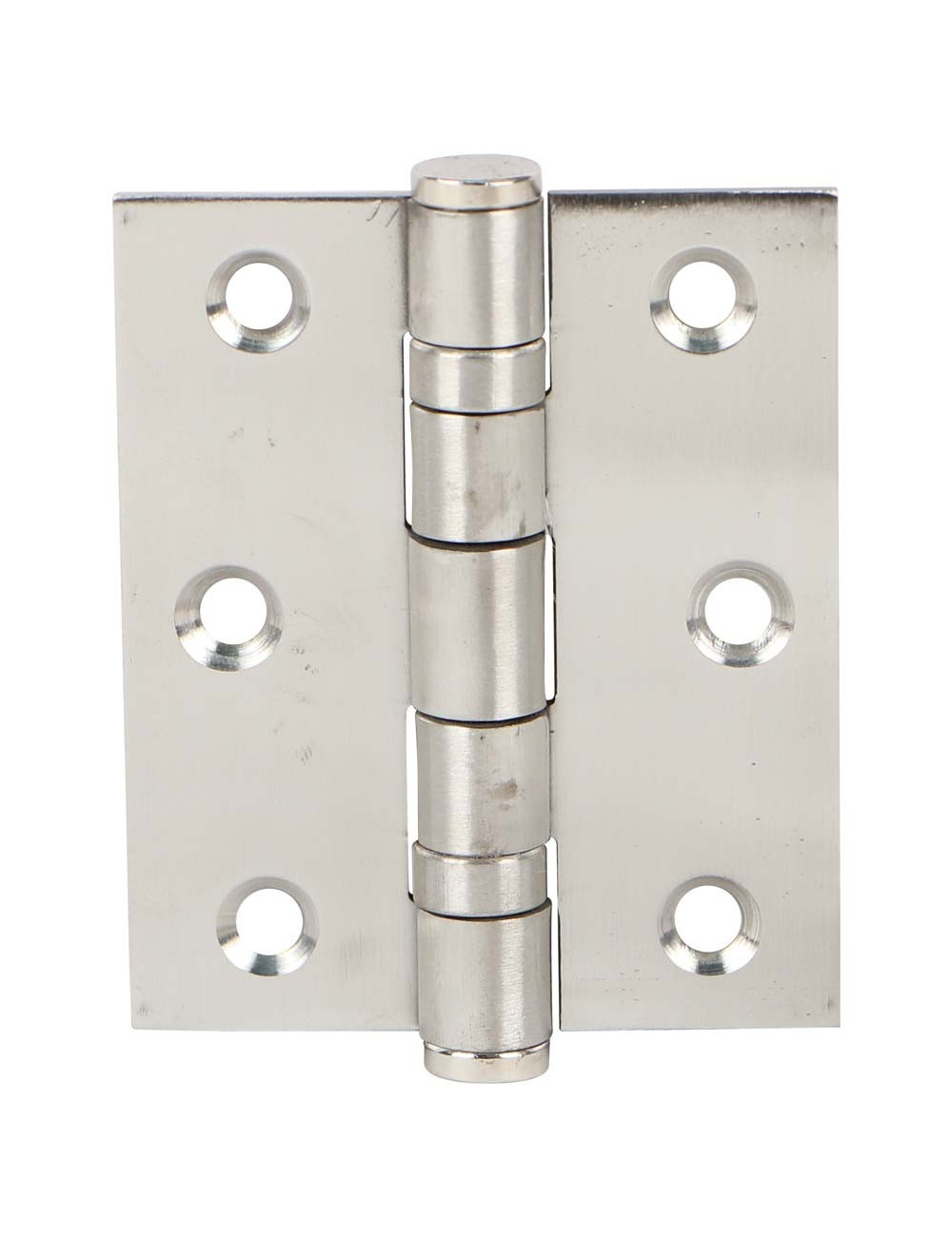 SS WOOD HINGE SILVER 3" x 2.5" x 2