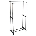 S.S CLOTHES HANGER STAND DOUBLE POLE 78 x 42 x 158 CM