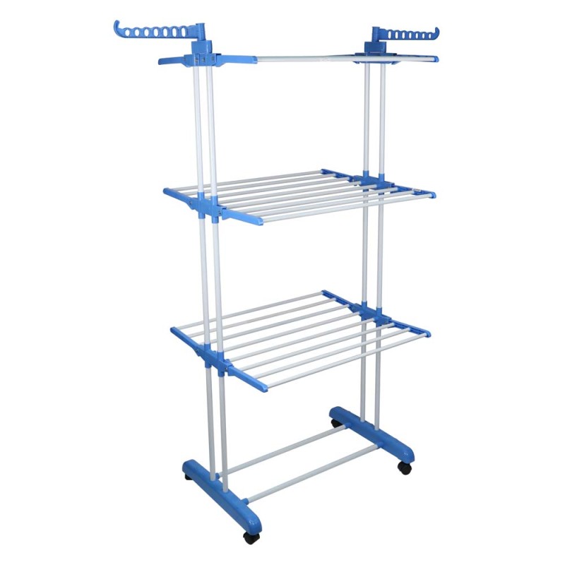 CLOTHES HANGER STAND WHITE 75 x 64 x 170 CM