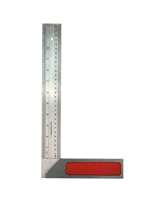 U112-4 STAINLESS STEEL TRY SQUARE 12"