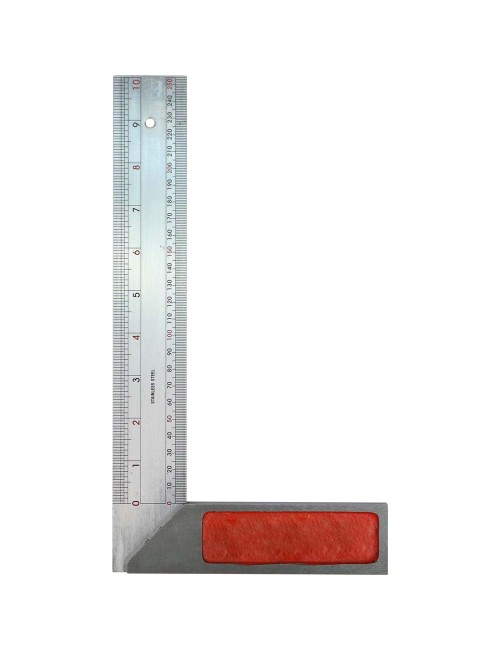 U112-3 STAINLESS STEEL TRY SQUARE 10"