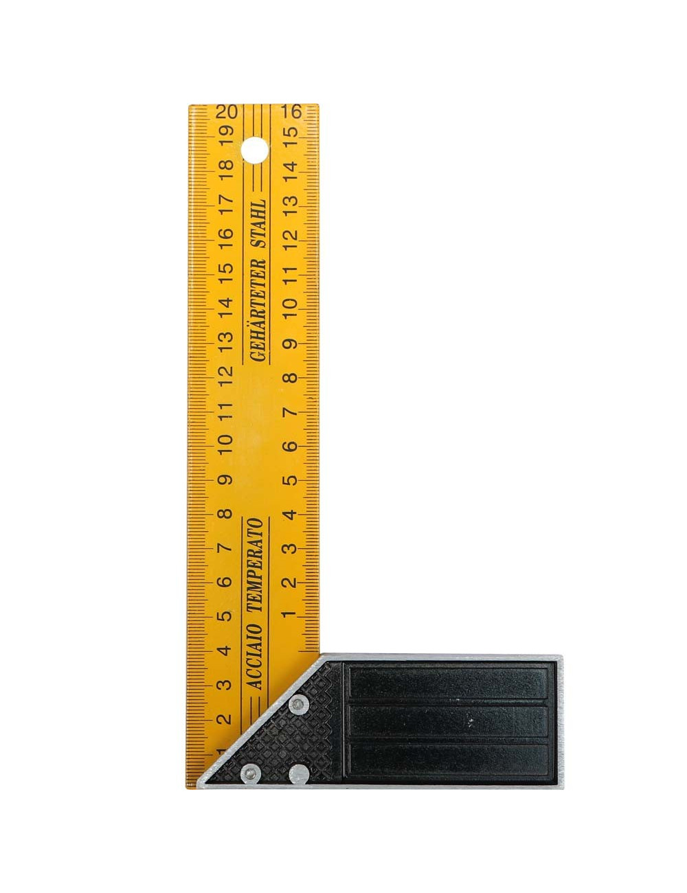 CARPENTER TRY SQUARE YELLOW 8" X 200 MM