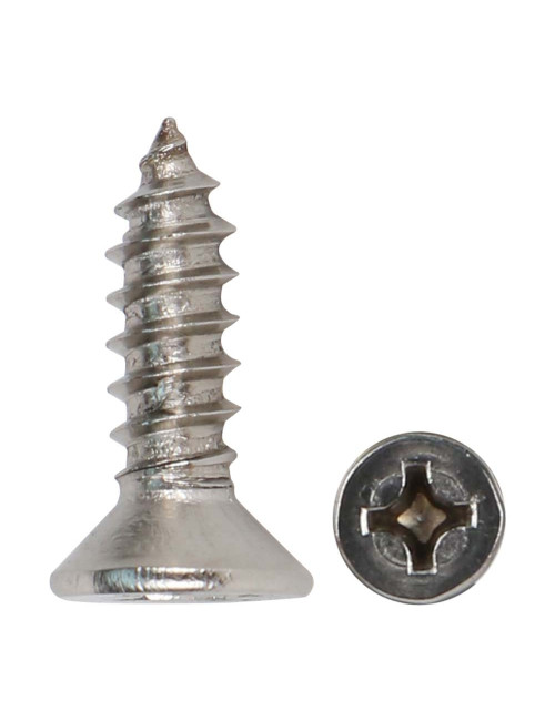 برغي سن صاج استيل راس فلات 5.5×19