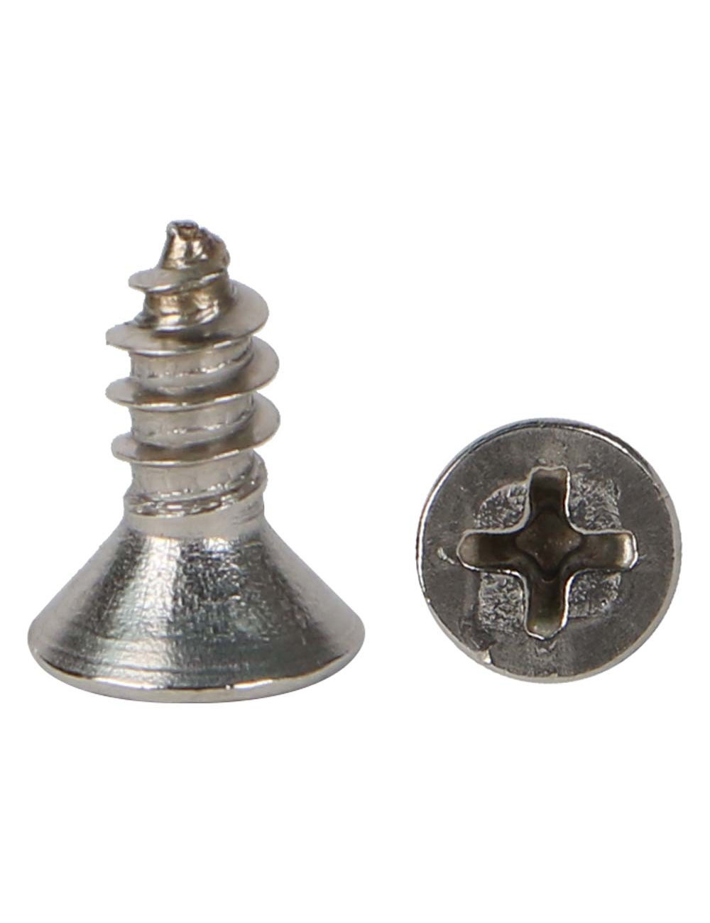 برغي سن صاج استيل راس فلات 4.8×13