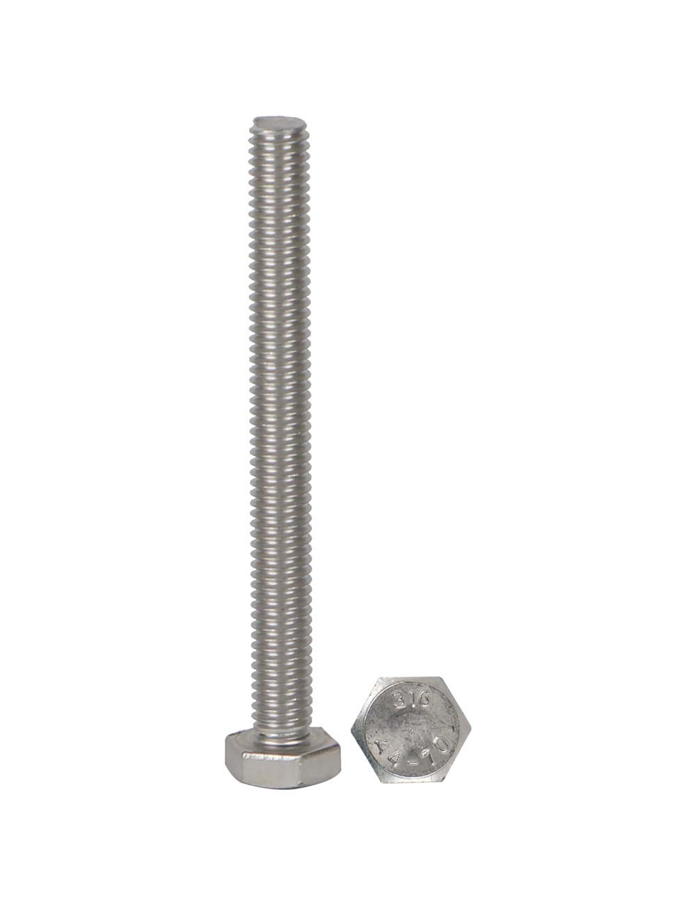 SS.316 HEX BOLT M6x60