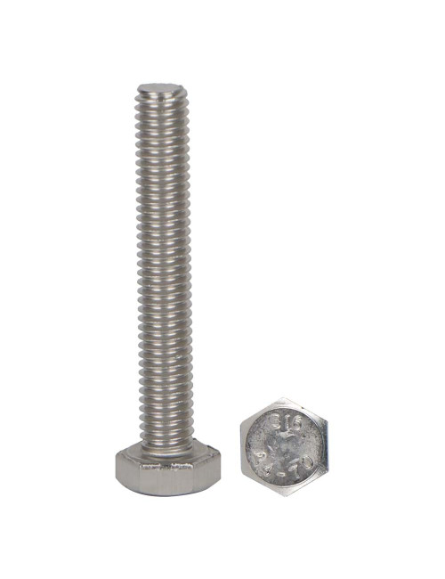 HEX BOLT STAINLESS STEEL 6×40 MM