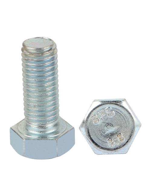 GALVANIZED HEX BOLT-MS-WZP 12 × 30 MM