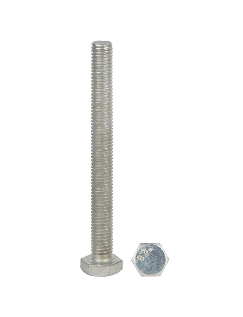 GALVANIZED HEX BOLT-MS-WZP 10 × 100 MM