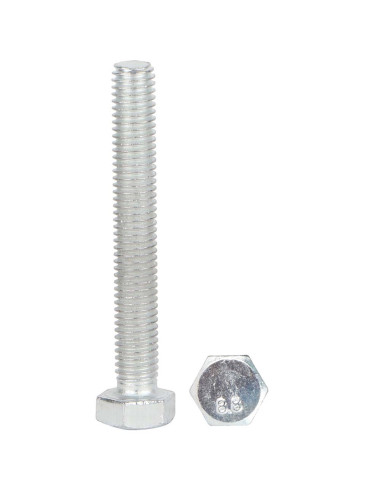 GALVANIZED HEX BOLT-MS-WZP 8 × 60 MM