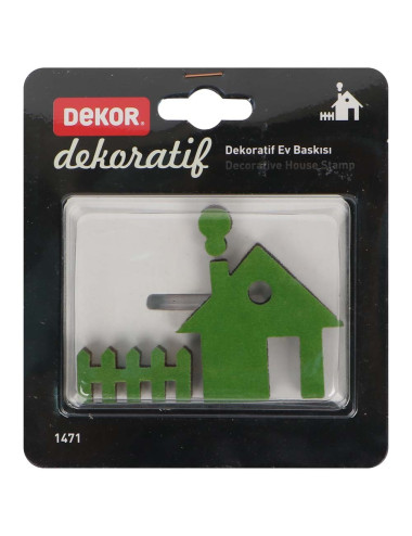 1471 HOUSE DESIGN EFFECT STAMP 9 x 7 CM
