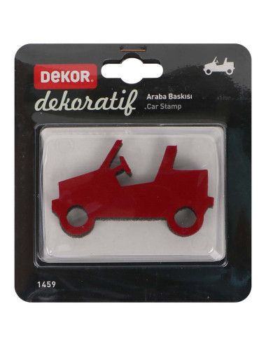 1459 CAR DESIGN EFFECT STAMP 8 CM