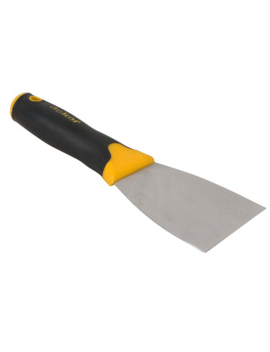 034 STAINLESS STEEL SCRAPER PLASTIC HANDLE 4"