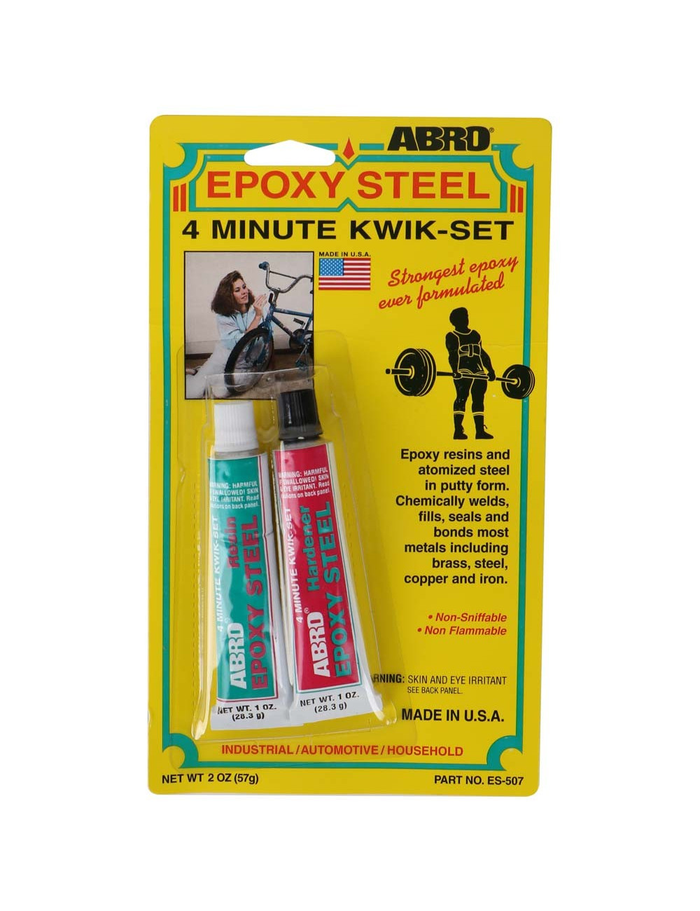 ABRO EPOXY STEEL 2 PCS/SET