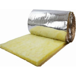 Aluminium Foil Glass Wool 1.2 x 20 x 0.025M x 18KG/M3 - CHN