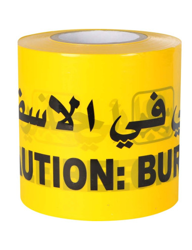 YF-WT WARNING TAPE YELLOW 450 MIC 15.5 CM x 300 MTR