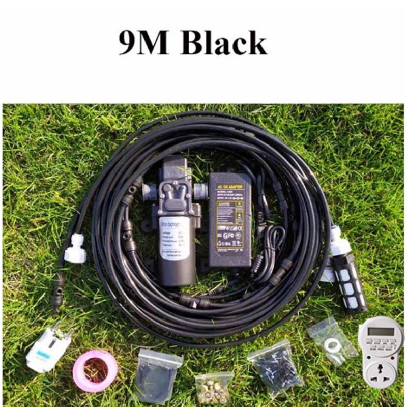 مضخة رذاذ مع هوز + وصلات 12 فولت 9 متر