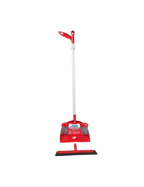 J13001 DUSTPAN & BROOM WITH FLOOR SQUEEGEE SET