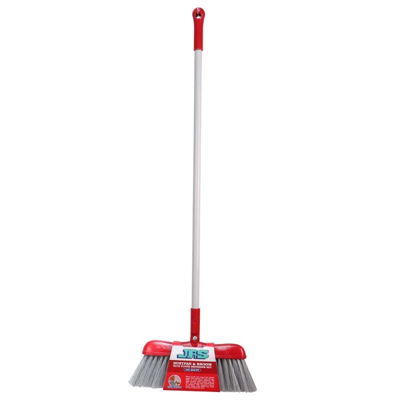 J13001 DUSTPAN & BROOM WITH FLOOR SQUEEGEE SET