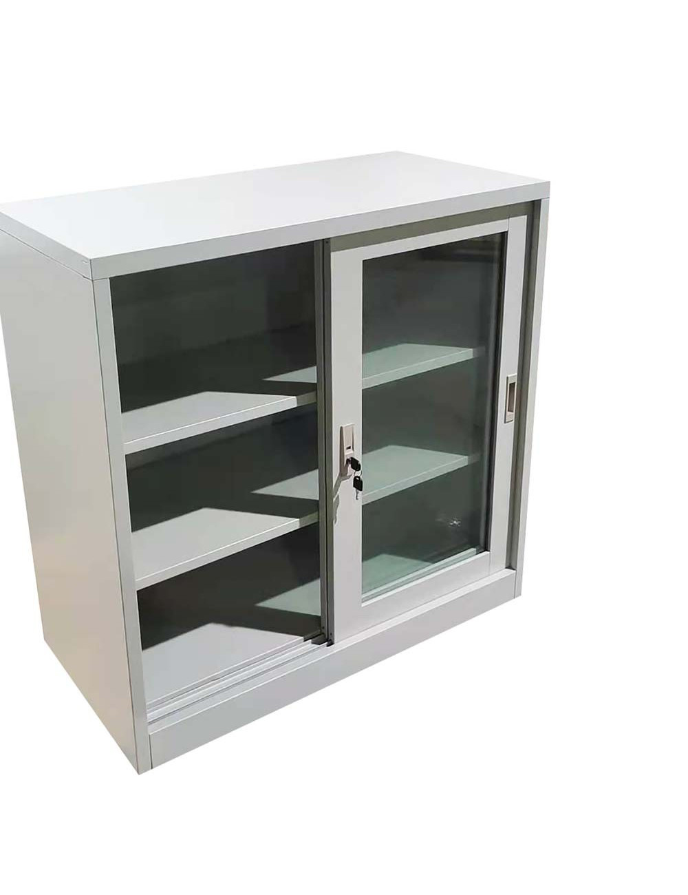 JAS IGO-F08 STEEL FILE CABINET WITH 1 SHELF 860 x 900 x 400MM