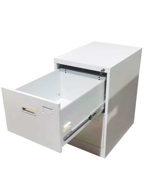 JAS IGO-D02A STEEL FILE CABINET 2 DRAWER SHELF 727 x 452 x 620MM