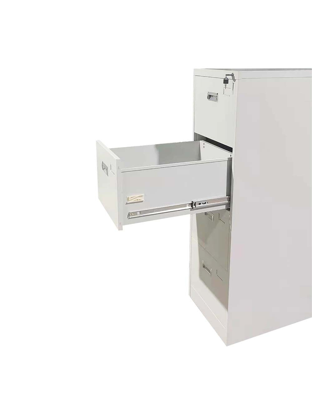 JAS IGO-D04A STEEL FILE CABINET 4 DRAWER SHELF 1331 x 452 x 620MM