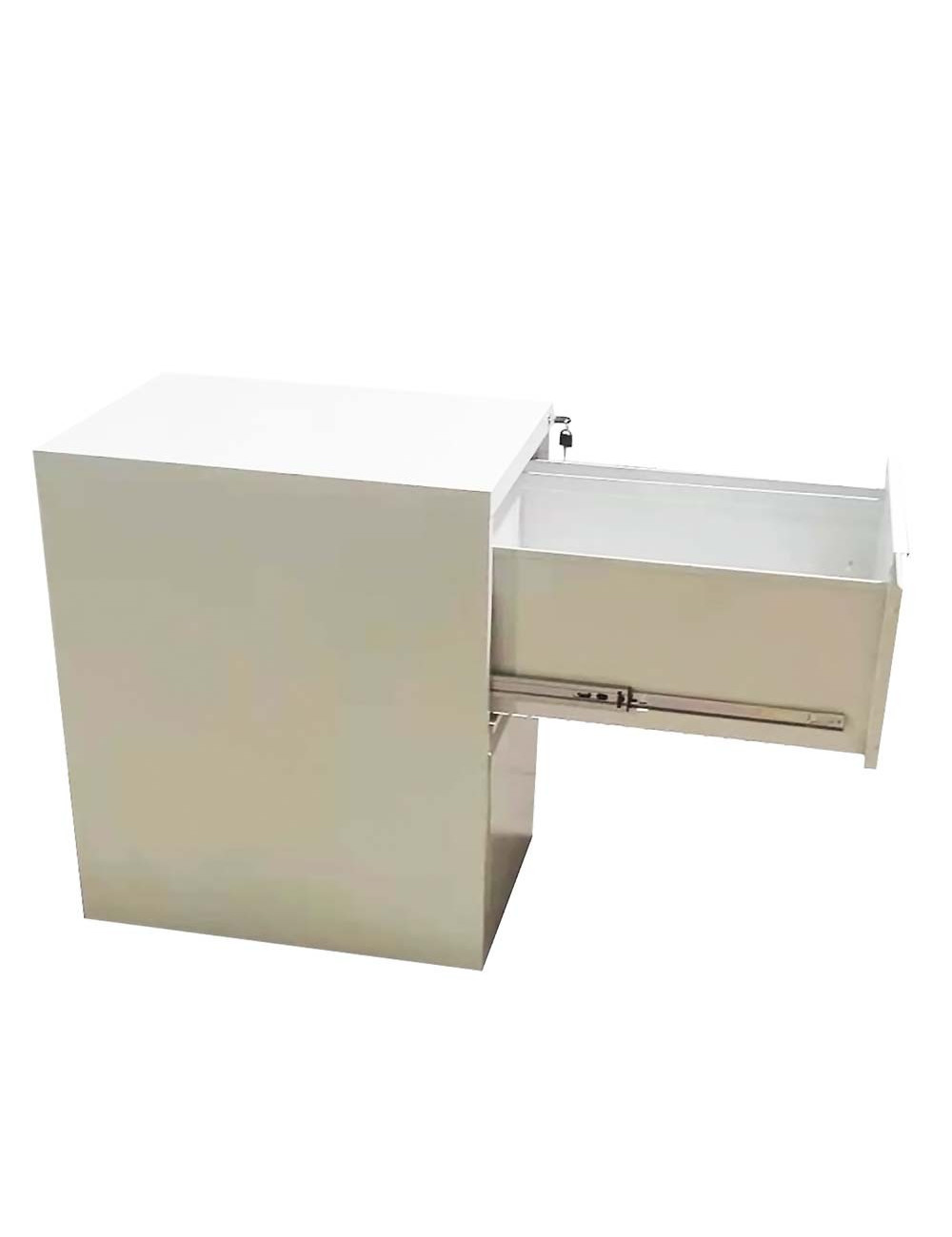 JAS IGO-D02 STEEL FILE CABINET 2 DRAWER SHELF 727 x 452 x 620MM