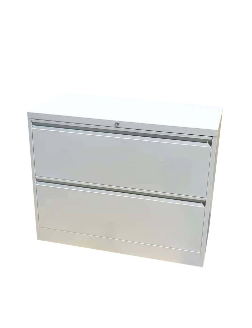 JAS IGO-DW02 STEEL FILE CABINET 2 DRAWER SHELF 727 x 915 x 455MM
