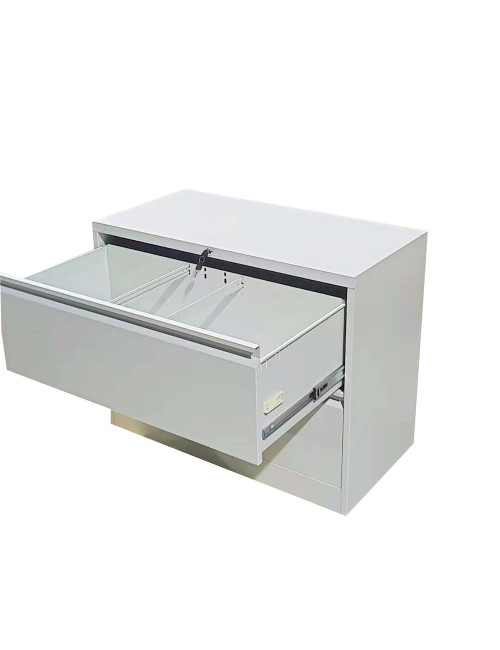 JAS IGO-DW02 STEEL FILE CABINET 2 DRAWER SHELF 727 x 915 x 455MM