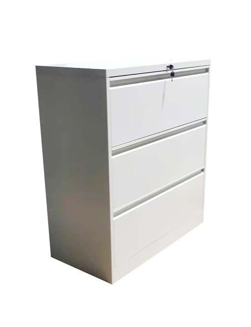 JAS IGO-DW03 STEEL FILE CABINET 3 DRAWER SHELF 1029 x 915 x 455MM