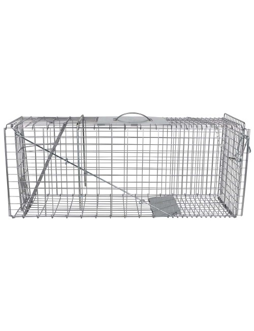 105-20032 ANIMAL TRAP CAGE FOLDABLE 81 x 25 x 30 CM