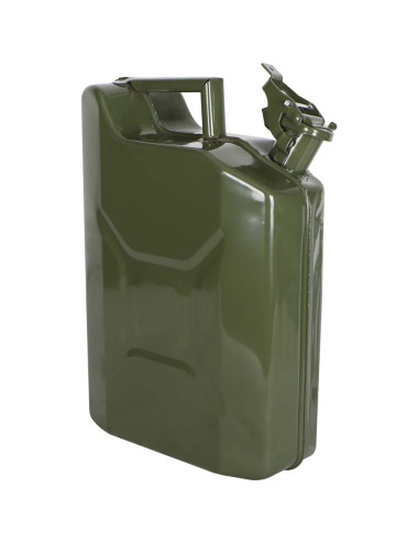 METAL JERRY CAN GREEN 10 LTR