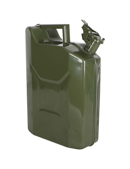 METAL JERRY CAN GREEN 10 LTR