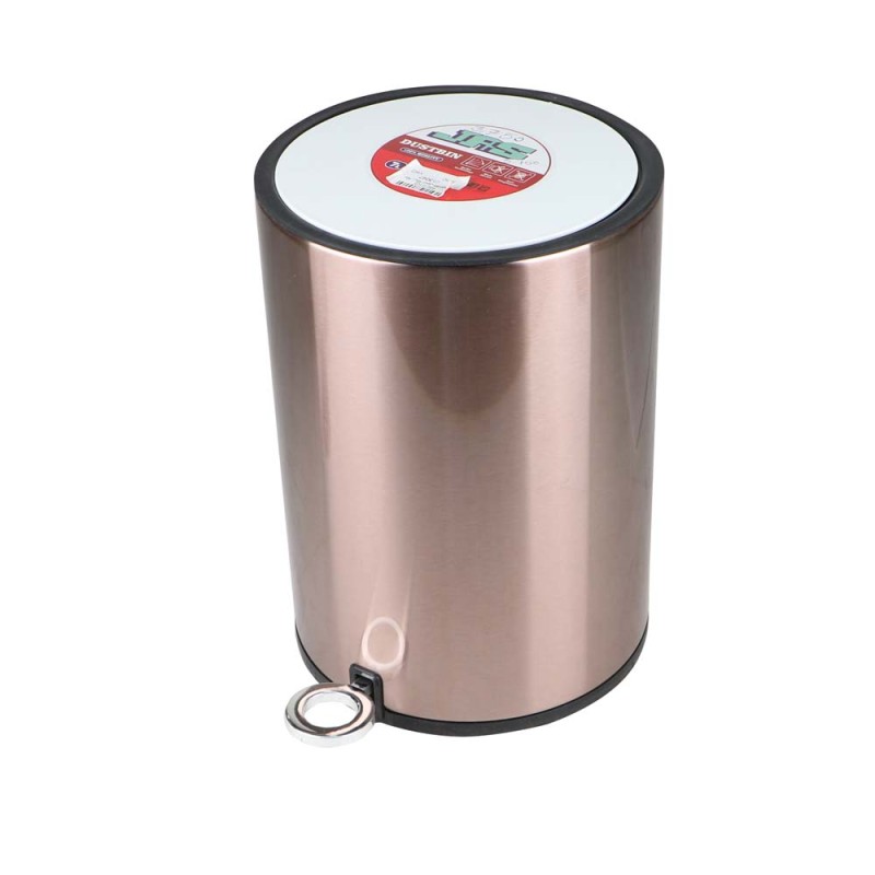 J13047 DUSTBIN SILVER STEEL