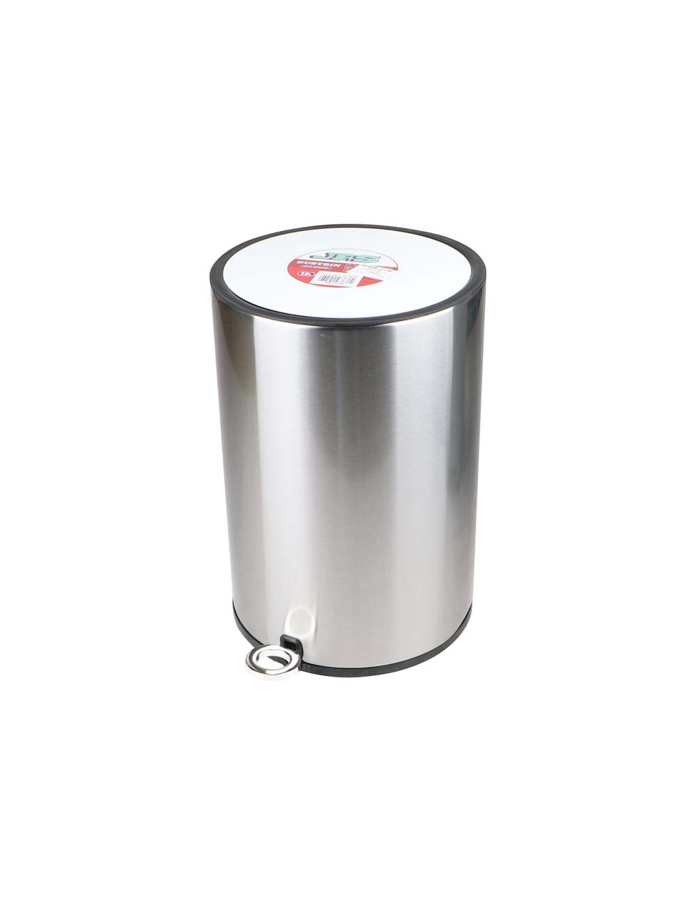 J13049 DUSTBIN SILVER STEEL