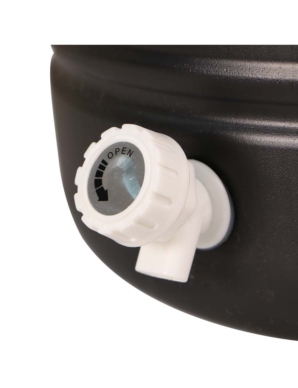 PLASTIC BLACK GALLON WITH TAP 15 LTR