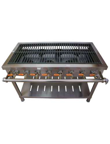 طباخ غاز 8 عين 1200×600×130×800 ملي