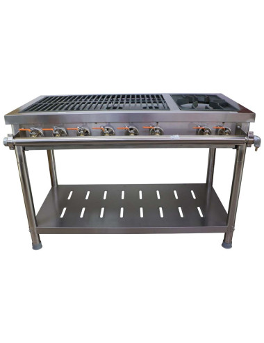 BURNER GAS COOKER 1 BIG & 6 LITTLE STOVE