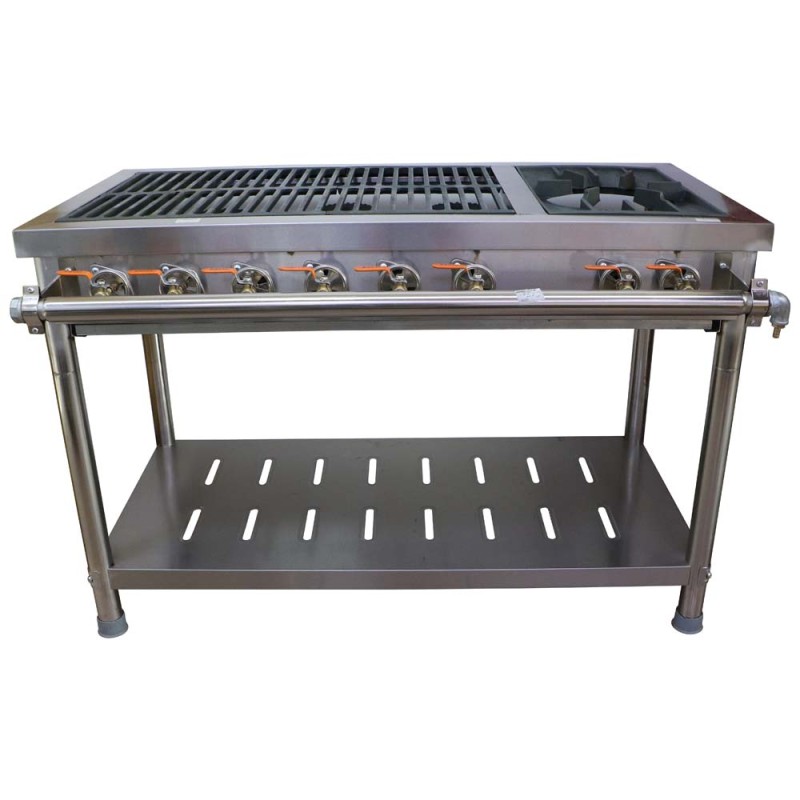BURNER GAS COOKER 1 BIG & 6 LITTLE STOVE
