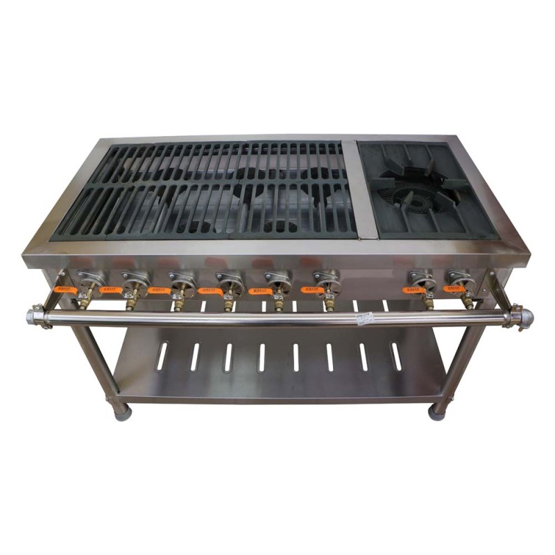 BURNER GAS COOKER 1 BIG & 6 LITTLE STOVE