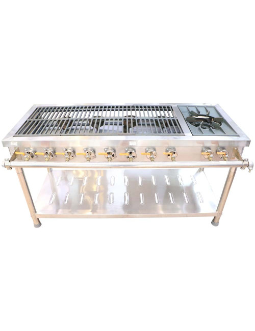 BURNER GAS COOKER 1 BIG & 8 LITTLE STOVE