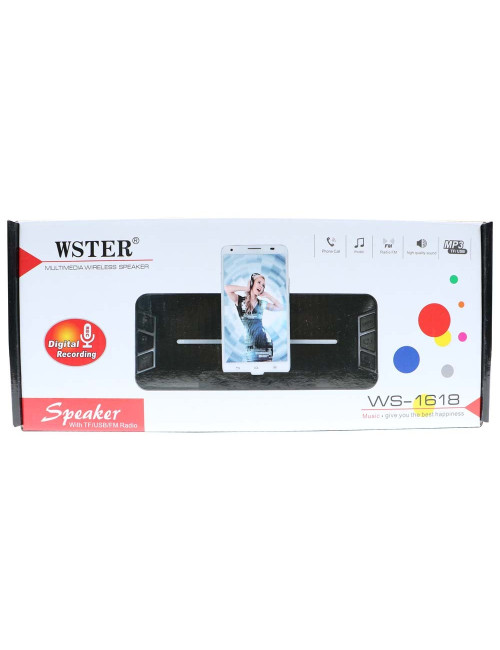WS-1618 RECHARGEABLE MULTIMEDIA BLUETOOTH SPEAKER