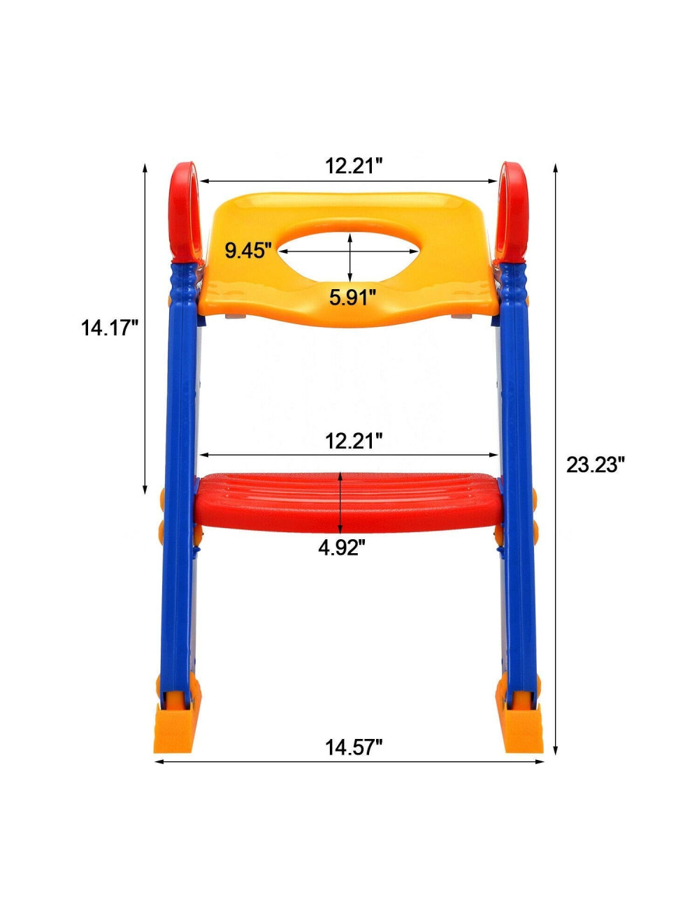 CHILD TRAINER PLASTIC TOILET SEAT