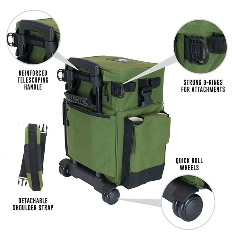 MULTIFUNCTIONAL FISHING BAG 45 x 32 x 21 CM
